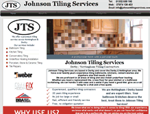 Tablet Screenshot of johnsontilingservices.com